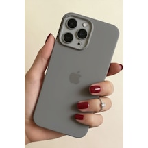 Iphone 16 Pro Uyumlu Kılıf Logolu Lansman Yumuşak Içi Kadife Silikon Kapak Gri Iphone 16 Pro Uyumlu Kılıf Logolu Lansman Yumuşak Içi Kadife Silikon Kapak Gri