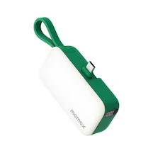 Momax 1-power Mini 3 İn 1 Usb-c 5000mah Powerbank Yeşil