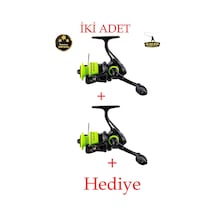 2 Adet Bauer Hıkaru 200 Lrf & Spin Olta Makinesi 5 Bilye