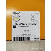 NÜRAL Antor/lombardini 4ld820-17hp Piston Segman/sekman Komple Std. Goetze