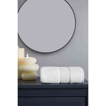 Colored Beyaz Banyo Havlusu 90 150