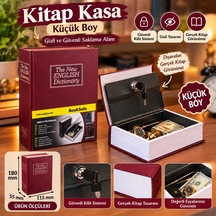 Küçük Boy Kitap Görünümlü Gizli Kasa