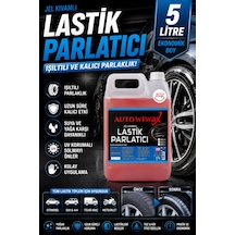 Auto Wiwax 5 L Lastik Parlatıcı Jel Yoğun Parlaklık Sağlayan Oto Lastik Bakım Ürünü