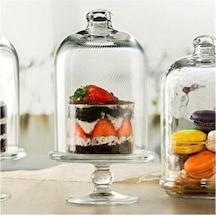 Paşabahçe 96698 Midi Patisserie Ayaklı Servis Tabağı 126 MM-225 MM