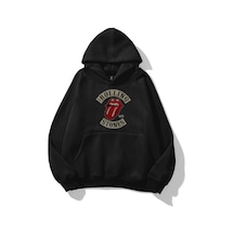 Tarzsokak Unisex Rolling Stones 1978 Sweatshirt Siyah