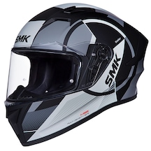 Smk Stellar Faro Kapalı Kask Gri - Siyah