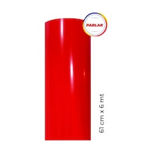 Parlak Kırmızı Yapışkanlı Kaplama Folyosu 61 CM  X 6 MT