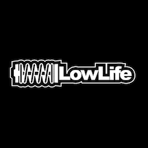 Low Life Araba Sticker Etiket Beyaz 18Cm Yapıştırma