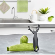 Soybi Paslanmaz Çelik Bıçaklı, Ergonomik Saplı, Pratik Meyve & Sebze Soyacağı Siyah Diğer