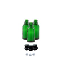 Aropi Yeşil Cam Şişe Kilitli Kapak-tıpa 100ml 10 Adet