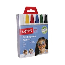 Kostümsarayı Yüz Boyası 6 Renk | Lets Yüz Boyama Kalemi