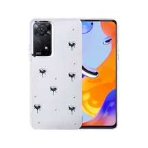 Xiaomi Redmi Note 11 Pro Uyumlu Fiyonk Desenli Kapak - Desen 1
