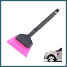 Bezos Mini Saplı Silikon Çekçek Ragle Cam Filmi Çekme Uygulama Aparatı 6x16cm Siyah Pembe Ob