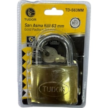Mey İthalat Tudor 63 Mm Sarı Asma Kilit