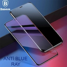 Baseus İphone 11 Pro Max 0.20mm Anti Blue Ray Tam Ekran Koruyucu- 5775