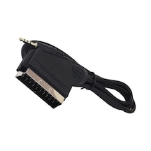 Uydu Alıcısı Av Kablo 3.5 MM  St Erkek/Scart Kablo 1.2 Metre Scart