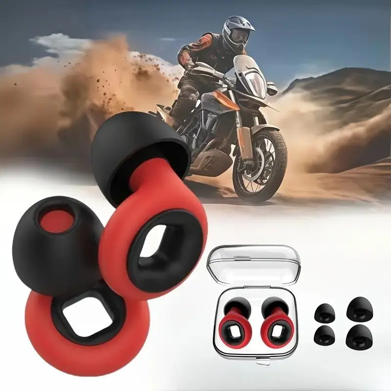 Uyku Kulak Tıkaçları, Yumuşak Silikon Motosiklet Sürüşü İçin İdeal