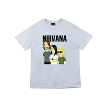 Stoned&Fame Nirvana Baskılı T-shirt Beyaz Stoned&Fame Nirvana Baskılı T-shirt Beyaz