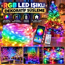 10 Mt Uzaktan Kumandalı Usb Led Işık Çok Modlu Dekoratif Ortam Aydınlatmas -
