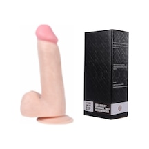 Truva Shop Suction Süper Gerçekçi 20 Cm Realistik Vantuzlu Kalın Vibratör