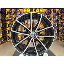 4 Adet Bmw  7 17 5 120 Et32 72.6 Black Mack Jant Revize Edilmiş Takım