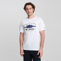 Columbia Explore Outdoors Ss Erkek Beyaz T-shirt 9110831100 Beyaz Columbia Explore Outdoors Ss Erkek Beyaz T-shirt 9110831100 Beyaz