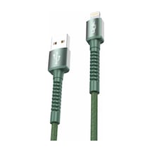 Linktech K550 3 A 1 MT Lightning Usb Metal Başlı Data Şarj Kablosu