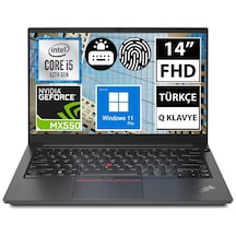 Lenovo ThinkPad E14 G4 21E3005QTX013 i5-1235U 16 GB 500 GB SSD 2 GB MX550 14" W11P Dizüstü Bilgisayar