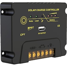 20a Güneş Kontrol Cihazı Güneş Paneli Akü Regülatörü 12volt/24volt Otomatik Tanımlama Güneş Şarj Kontrol Cihazı