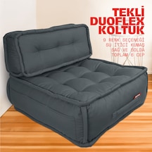 Xpermate Duoflex Sırtlı Minder İskandinav 80x80x30 Antrasit