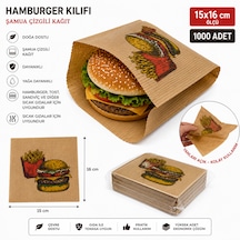 Hamburger Kagıdı 1000 Adet 15x16