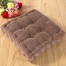 Neevoyu Kahve Renkli 45x45cm 500gr Yumuşak Papatya Desenli Koltuk Yastığı - Ev Ve Okul Koltukları İçin Dayanıklı Kumaş Çok Renkli