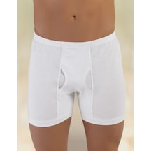 Şahinler Penye Erkek Arjantin Boxer Beyaz 6 Adet E007