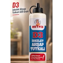 D3 İskelet Ahşap Tutkalı Şeffaf 500 Gr Mobilya Mdf Sunta Tahta Güçlü Hobi Tamir Kuvvetli Yapıştırıcı