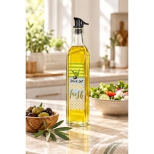 Cam Yağdanlık Ve Zeytinyağlık 1000 Ml & Sızdırmaz Yağ Şişesi Siyah - 937128935 Siyah