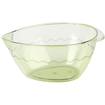 Homyl Pirinç Yıkama Kevgir Elek Tahıl Fasulye Için Süzgeci Yeşil