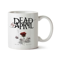 Dead By April - Within My Heart İki Tarafı Baskılı Kupa Bardak Çok Renkli
