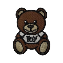 Ayı Ayıcık Toy Nakış Işleme Arma Patch Peç 5x6 Cm