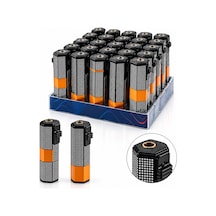 20 Adet Piksel Desenli Rüzgar Pürmüz Çakmak Sm-118 Bx40