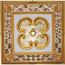 Decogold 90 Cm Kare Altın Saray Tavan