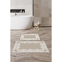 Alanur Trend Kaymaz Taban Dijital Banyo Takımı Kt450 Vizon