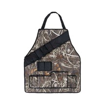 Pazly Reed Kamuflaj Barbekü Önlüğü - Oxford Kumaşlı, Uzun Ömürlü, Çok İşlevli Kahverengi