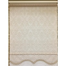 N11 Özel Fiyat Vizon Damaks Desen Tül Stor