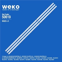 Wkset-5619 35423x3 Lg Innotek Direct 43ınch Uhd 1bar 24ea 3 Adet Led Bar Tvnizi Açıp İçindeki Led Barla Birebir Aynısı Olduğunu Görmeden Almayınız. Sonrasında İade Almamaktayız. Çok Renkli