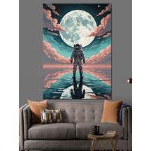 Ahşap Tablo Altın Varaklı Dalda Duran Çiçekler