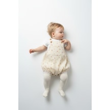 Tiffany Baby & Kids Müslin Rose Dream Tasarımlı Salopet ekru