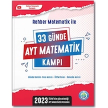 Tonguç 2023 Ayt 33 Günde Ayt Matematik Kamp Kitabı