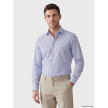 Lcw Busıness Lacivert Slim Fit Ekose Erkek Gömlek