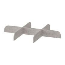 Komplement Sürgülü Raf İçi Düzenleyici, Açık Gri, 50x35 Cm Açık Gri - 937682023 Açık Gri