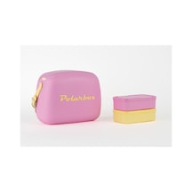 Bubblegum Pink - Yellow Pop 6l Sıcak Ve Soğuk Tutucu Thermo Çanta Pembe Altın - Siyah